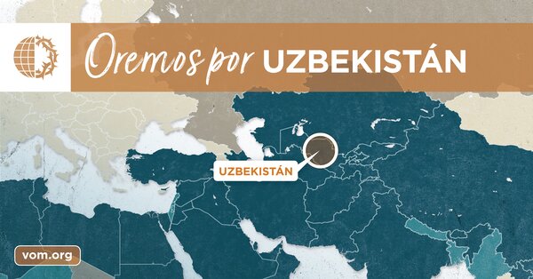 Map of Uzbekistán's location
