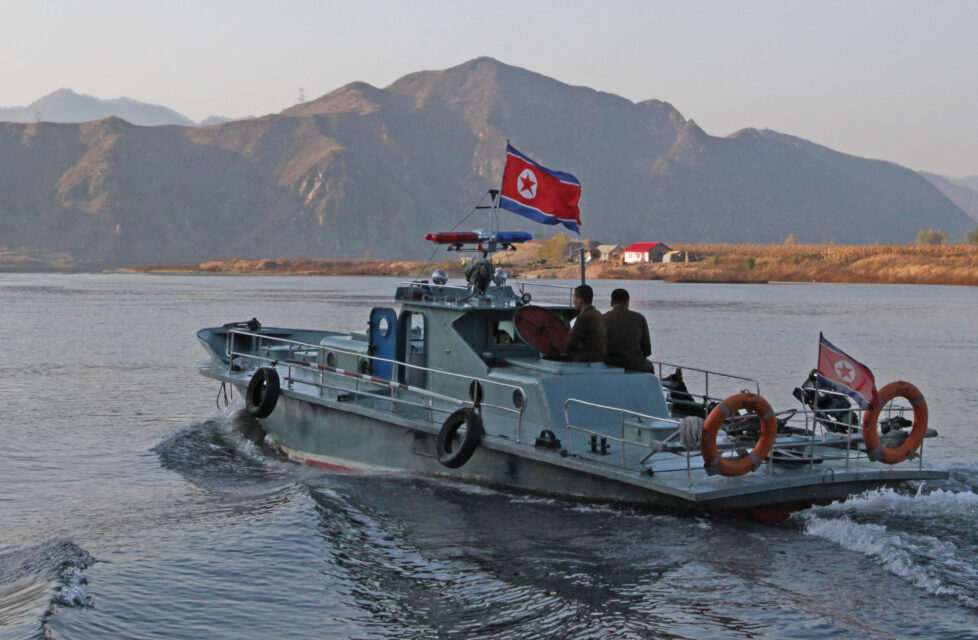 Pastor Han Martyred by North Korean Assassins North Korean military boat driving on the water